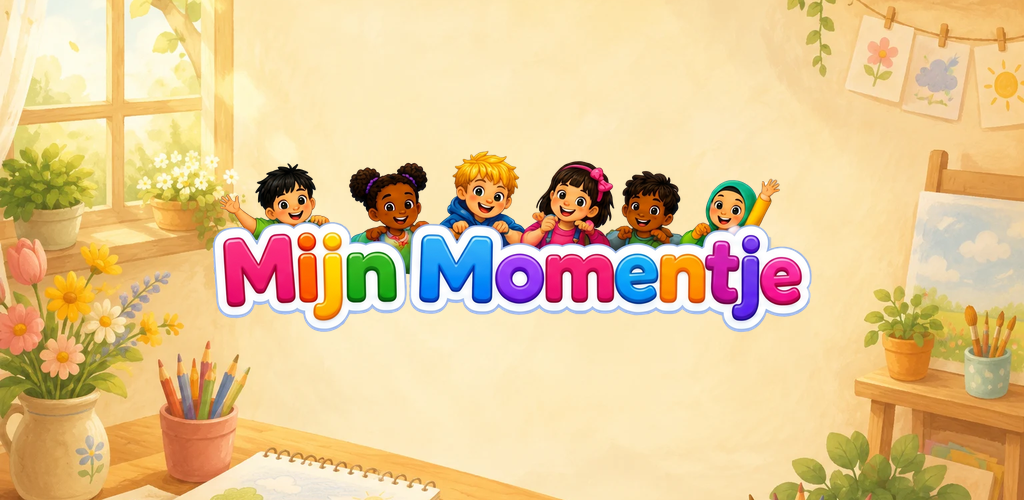 Mijn Momentje, a colourful app for drawing and playing